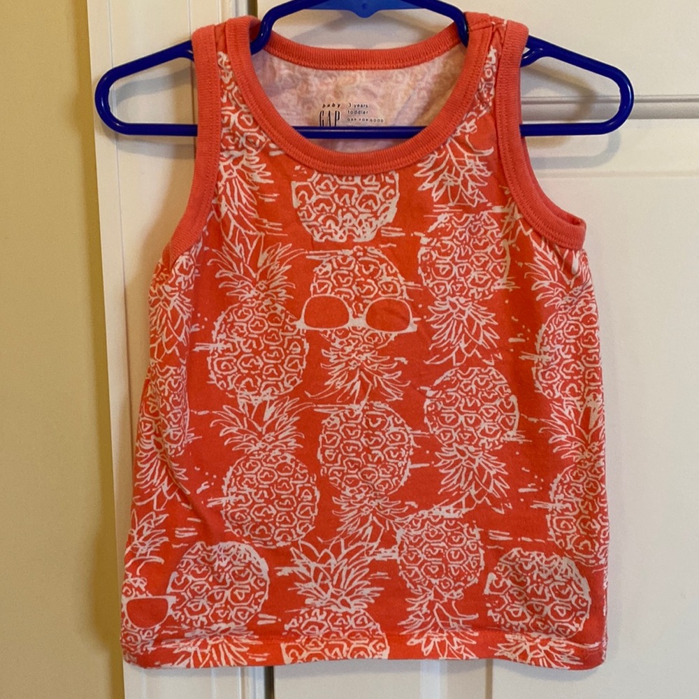 Gap Boy’s Pineapple Print Tank 3T
